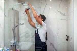 electric shower installation